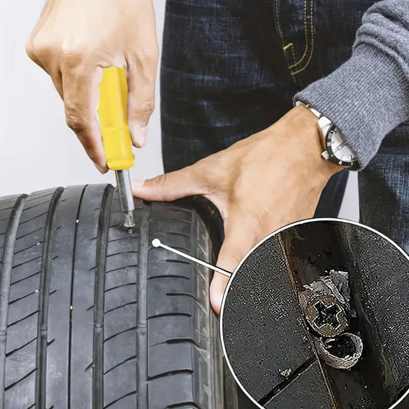 Gumijavító készlet