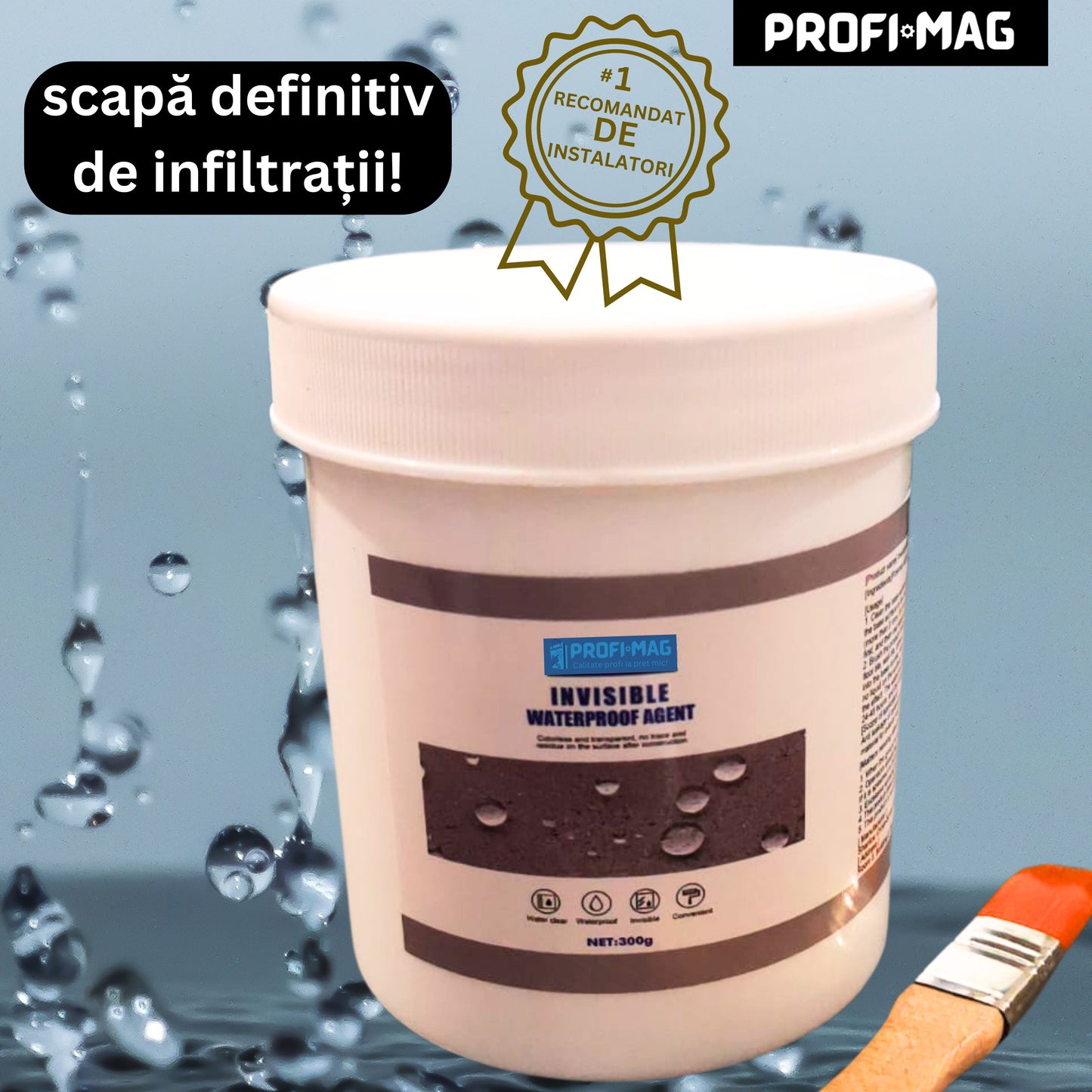 Adeziv etanșator transparent AquaStop